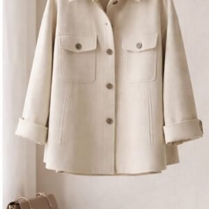 Chaqueta Overshirt Crudo