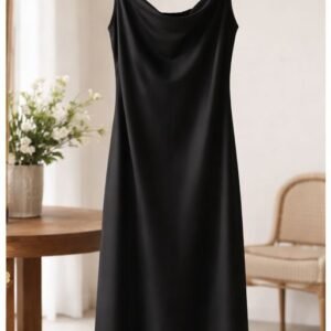Vestido Slip Negro